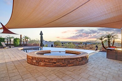 Patio and spa