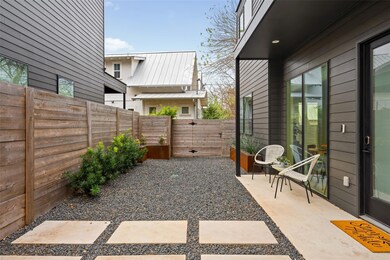 View of patio featuring a fenced backyard