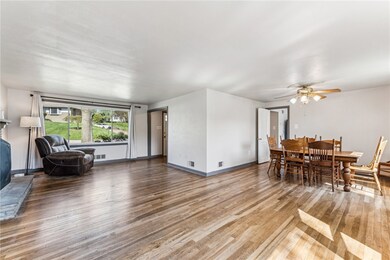 Another view of the living and dining rooms