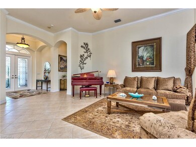 Living room and foyer