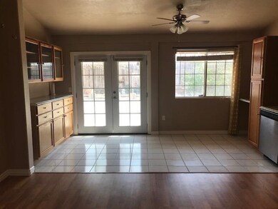 Dining Area with French Doors to backyard