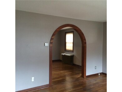 Living Room. Great woodwork