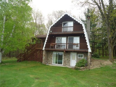 Front view of home facing valley