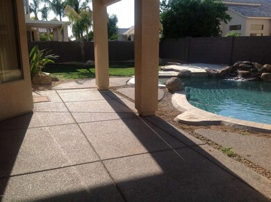 Back Patio and Waterfall Pool