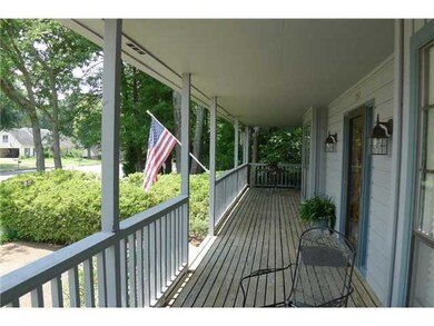 Additional view of the wrap around front deck.