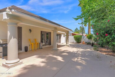 Covered back patio