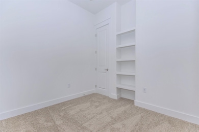 Study off of living room with closet