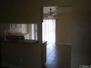 Large dining area and with ceiling fan