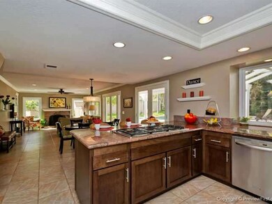 Another look at the kitchen and flow to the family