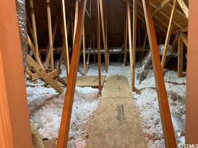 View of unfinished attic