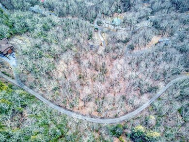 Looking down at property