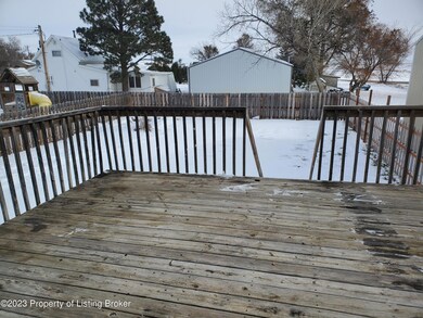 Deck and yard