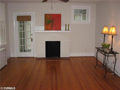 Living Room - Living room with wood burning firepl