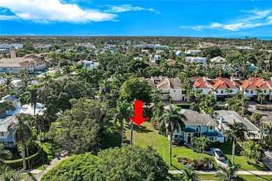 Aerial view of residential area