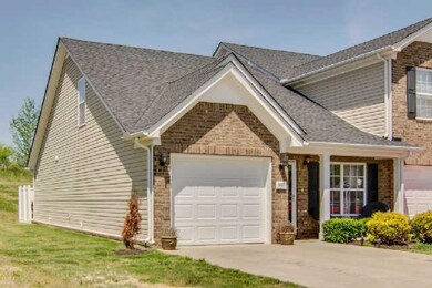 Enjoy the privacy of this end unit.  This town home backs up to open space and has a fully fenced it oversized patio.  