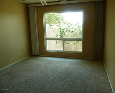 Dining has new windows and ceiling fan