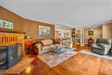 Living Room with Fireplace