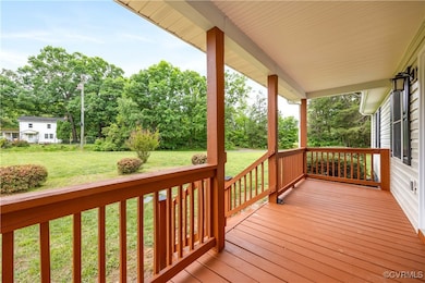 Gorgeous covered front porch.