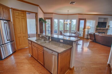Kitchen into Great Room