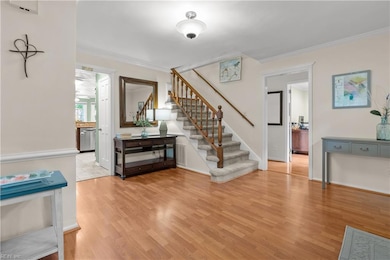 Spacious foyer