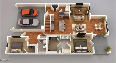 Georgetown Villa Main Level Layout