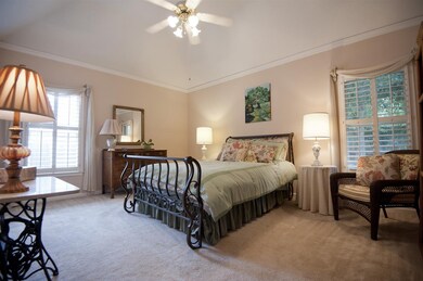 Plantation Shutters and vaulted ceiling