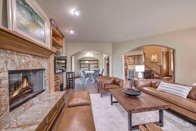 Warm and inviting living room in the heart of the