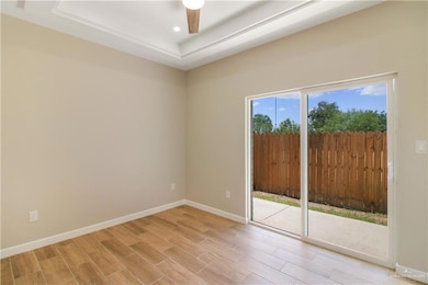 main bedroom exit to patio