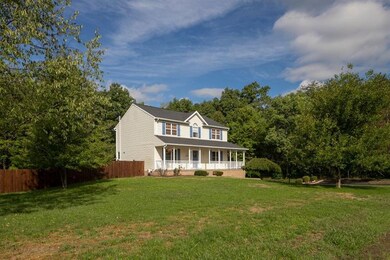 View of the house from the front left corner of th