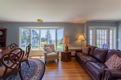 The great room with dining area,...