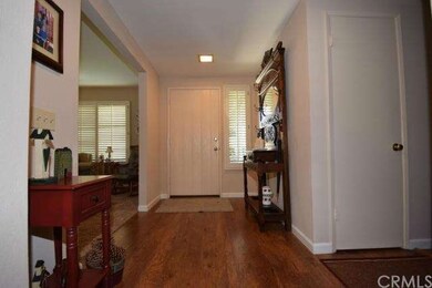 Wood floored entry