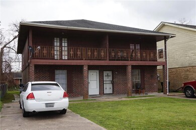 3 Bdrms each side. 1 Full Bath Upstairs. 1/2 Bath