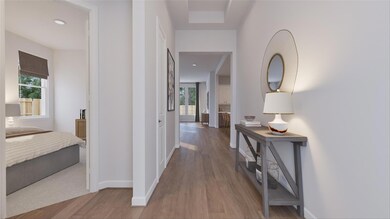 Corridor with healthy amount of natural light, wo