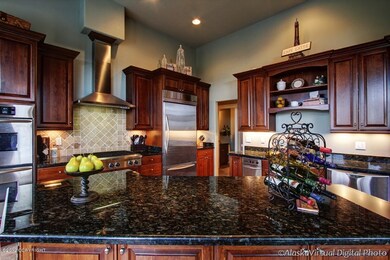 Well appointed kitchen w/granite counter