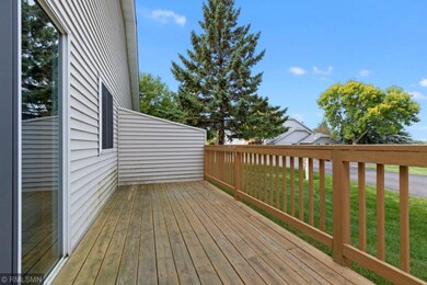 Large deck with privacy from neighbors.