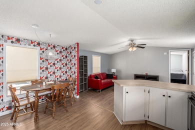 Kitchen, Dining, Living Room