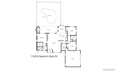 Nice open great room plan with split bedrooms.
