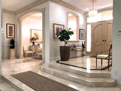 Foyer and formal Dining Room.