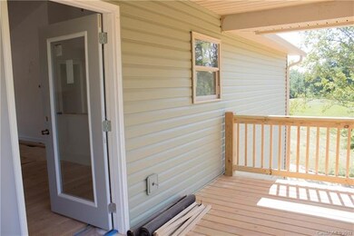 Main level back porch