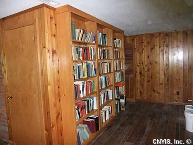 Living Room. w built in bookcase.