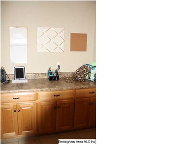 Cabinets in laundry room.