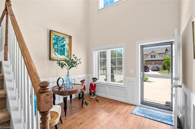 Dramatic Soaring two story ceilings greet you!
