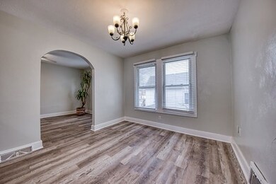 12x11 dining room features freshly painted walls a