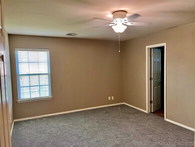 Freshly painted Primary Bedroom