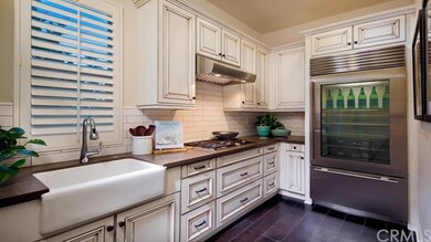 This lovely kitchen features lots of cabinet space