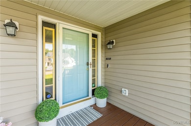 Front doorway to property