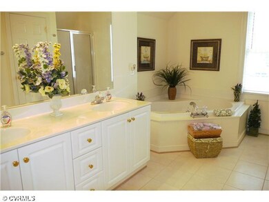Master Bath - Master Bath has dual vanities, corne