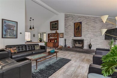 Main Level | Open Living Area with Vaulted Ceiling