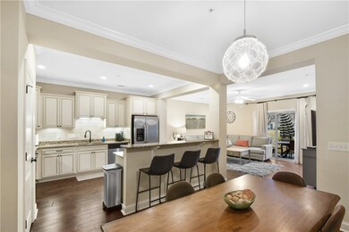 Dining and kitchen
