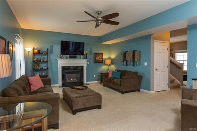 For our first interior peek: the great room serves